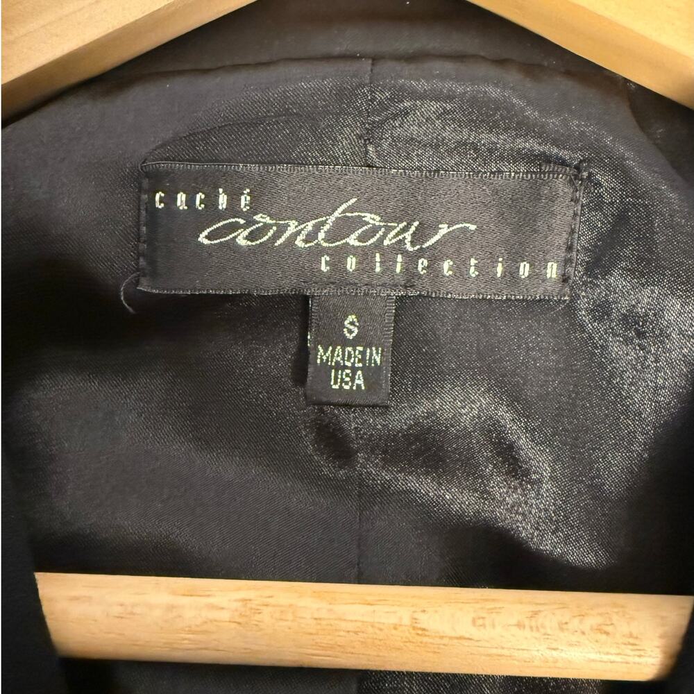 Cache Contour Collection 2 Piece Set Black Blazer… - image 2